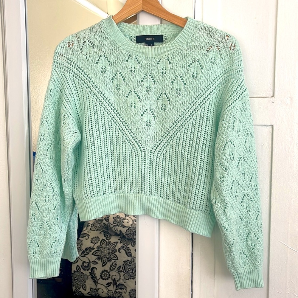 Crewneck Top Sweater Forever 21